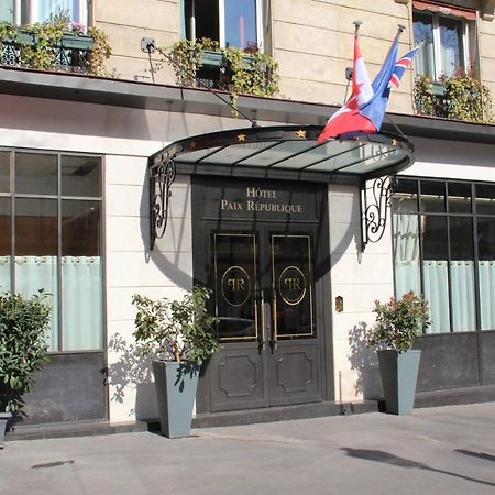 Hotel Paix Republique Paris Exterior photo
